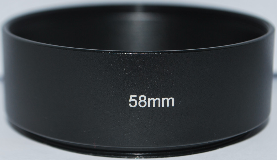Бленда металлическая 58mm