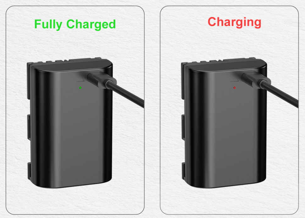 Аккумулятор Kingma LP-E6NH, с портом зарядки Type-C, 2400 мАч