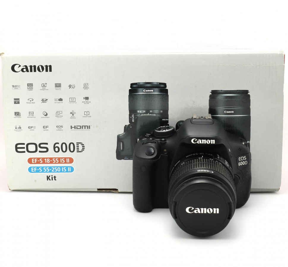 Canon EOS 600D Kit EF-S 18-55mm IS II (16.000 кадров)