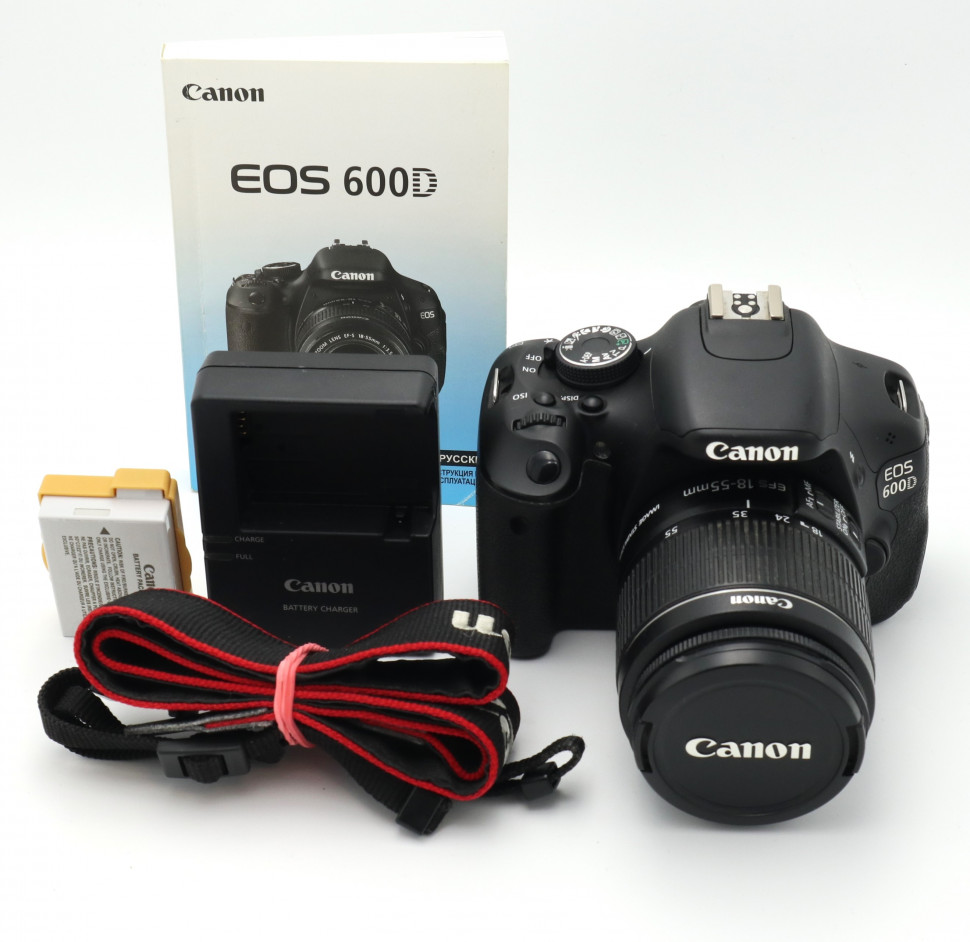 Canon EOS 600D Kit EF-S 18-55mm IS II (16.000 кадров)