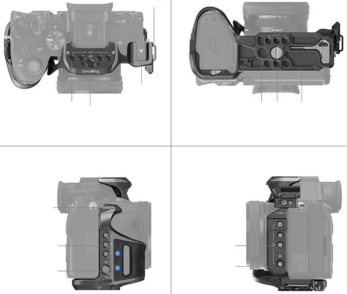 Клетка SmallRig 3710 "Rhinoceros" Advanced Kit для Sony a7RV/a7IV/a7SIII