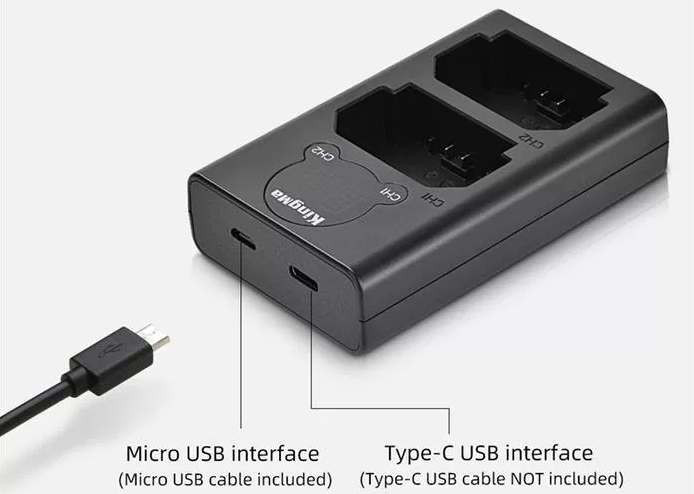 Зарядное устройство Kingma BM048 двойное для NP-W235