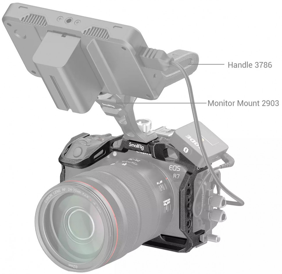 Клетка SmallRig 4003 “Black Mamba” для Canon EOS R7