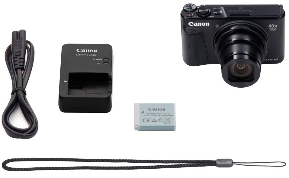Фотоаппарат Canon PowerShot SX740 HS черный