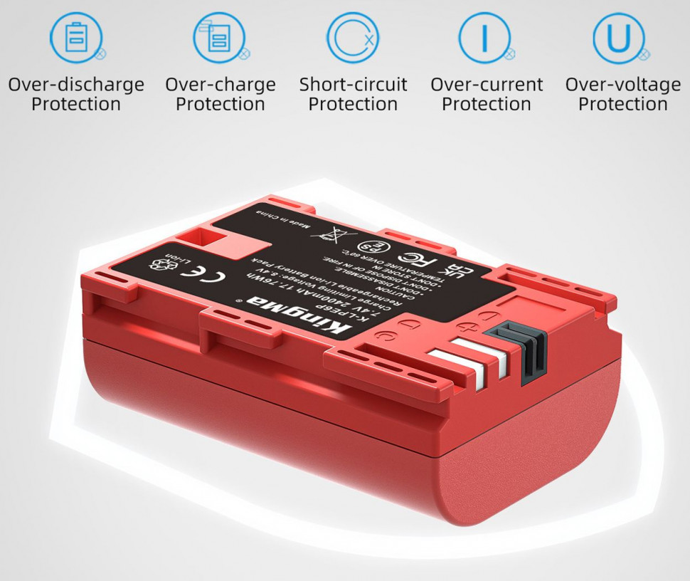 Аккумулятор Kingma LP-E6P Аккумулятор 2400mAh