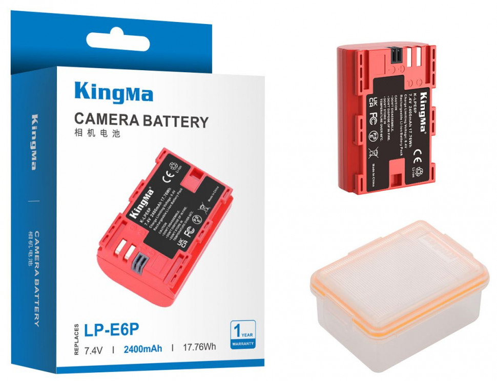 Аккумулятор Kingma LP-E6P Аккумулятор 2400mAh
