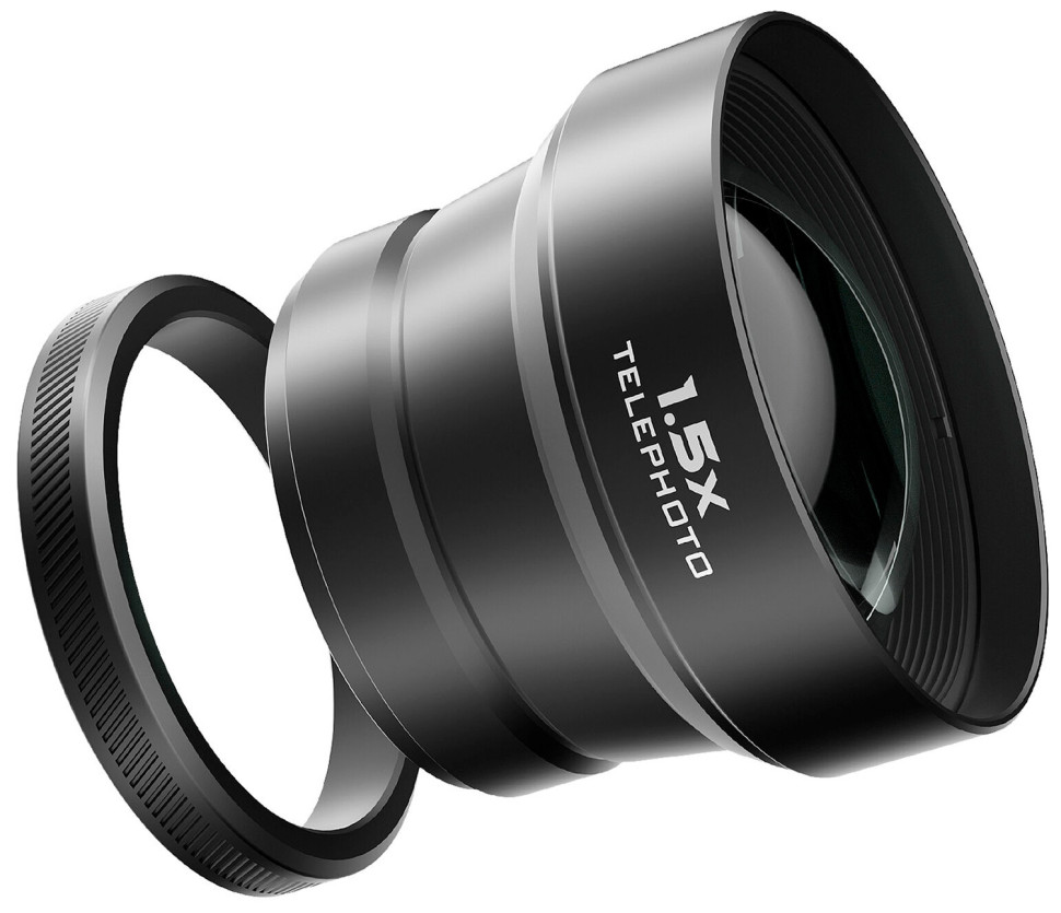 Объектив-насадка Freewell 1.5x Telephoto для Fujifilm X100V/X100VI Чёрный