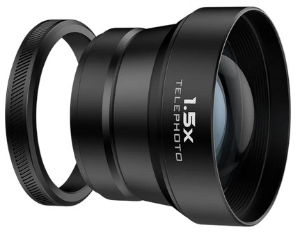 Объектив-насадка Freewell 1.5x Telephoto для Fujifilm X100V/X100VI Чёрный