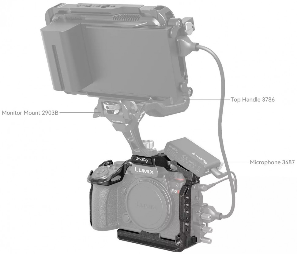 Клетка SmallRig 4023 “Black Mamba”для Panasonic S5 II / S5 IIX
