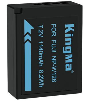 Kingma, комплект из зарядного устройства BM058 и 2 аккумуляторов NP-W126 (1140mAh)