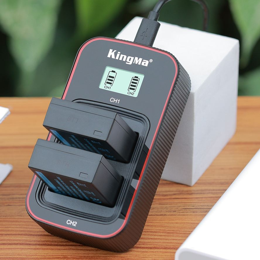 Kingma, комплект из зарядного устройства BM058 и 2 аккумуляторов NP-W126 (1140mAh)