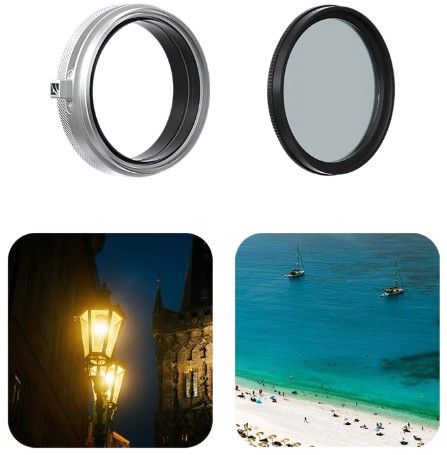 Светофильтр и бленда Freewell CPL/Glow Mist 1/4 для Fujifilm серии X100 Серебро