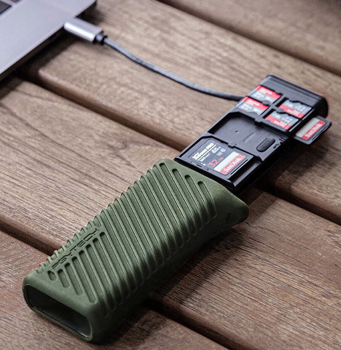 Кейс - картридер PGYTECH CreateMate Зелёный