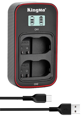 Зарядное устройство Kingma BM058-ENEL15  для двух Nikon EN-EL15