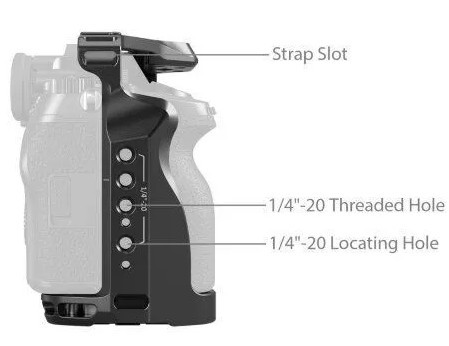 Клетка SmallRig 5583 Airtag Slot для Sony a7R V/a7 IV/a7S IIIa/a1/a7R IV/a7 V
