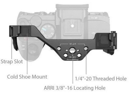 Клетка SmallRig 5583 Airtag Slot для Sony a7R V/a7 IV/a7S IIIa/a1/a7R IV/a7 V