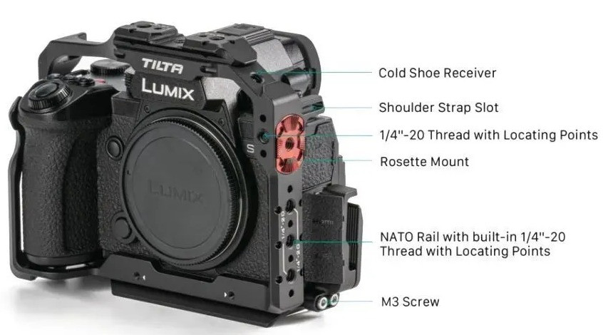 Клетка Tilta Full Cage для Panasonic S5 II/IIX Чёрная