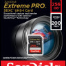 Карта памяти SDXC 256GB Sandisk Extreme Pro UHS-I V30 U3 200 Mb/s