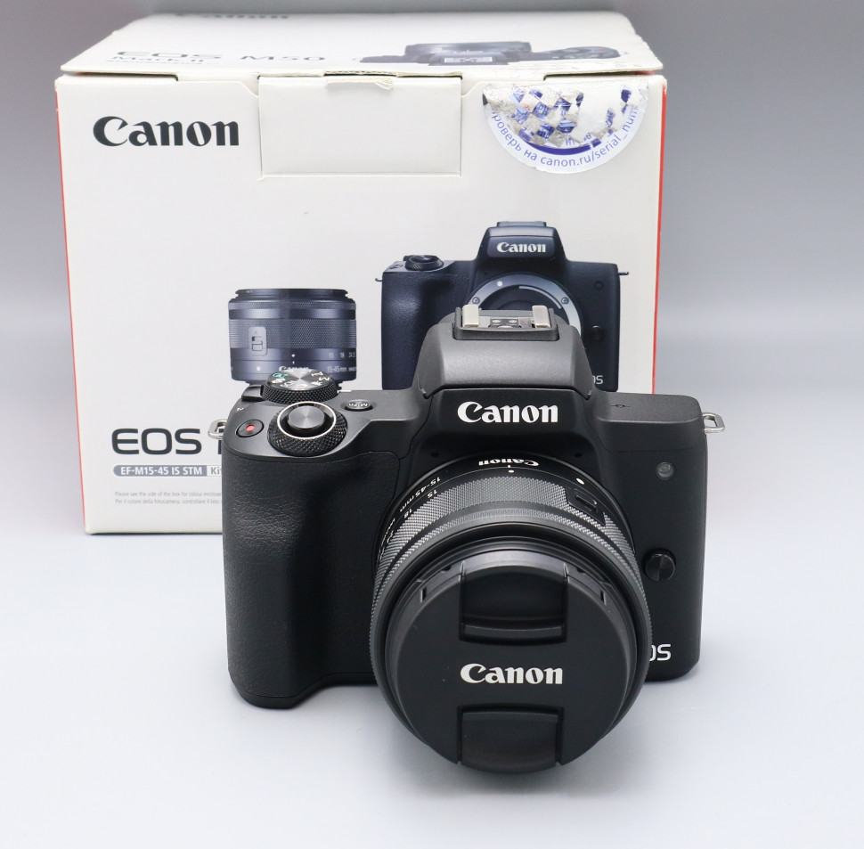 Canon EOS M50 Mark II Kit 15-45mm (2000 кадров)