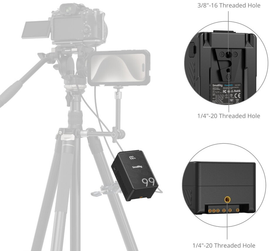Аккумулятор SmallRig VB99 SE Mini V-Mount