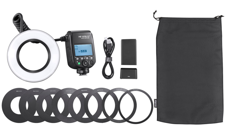 Вспышка для макросъемки Godox MF-R76S+ TTL для Sony