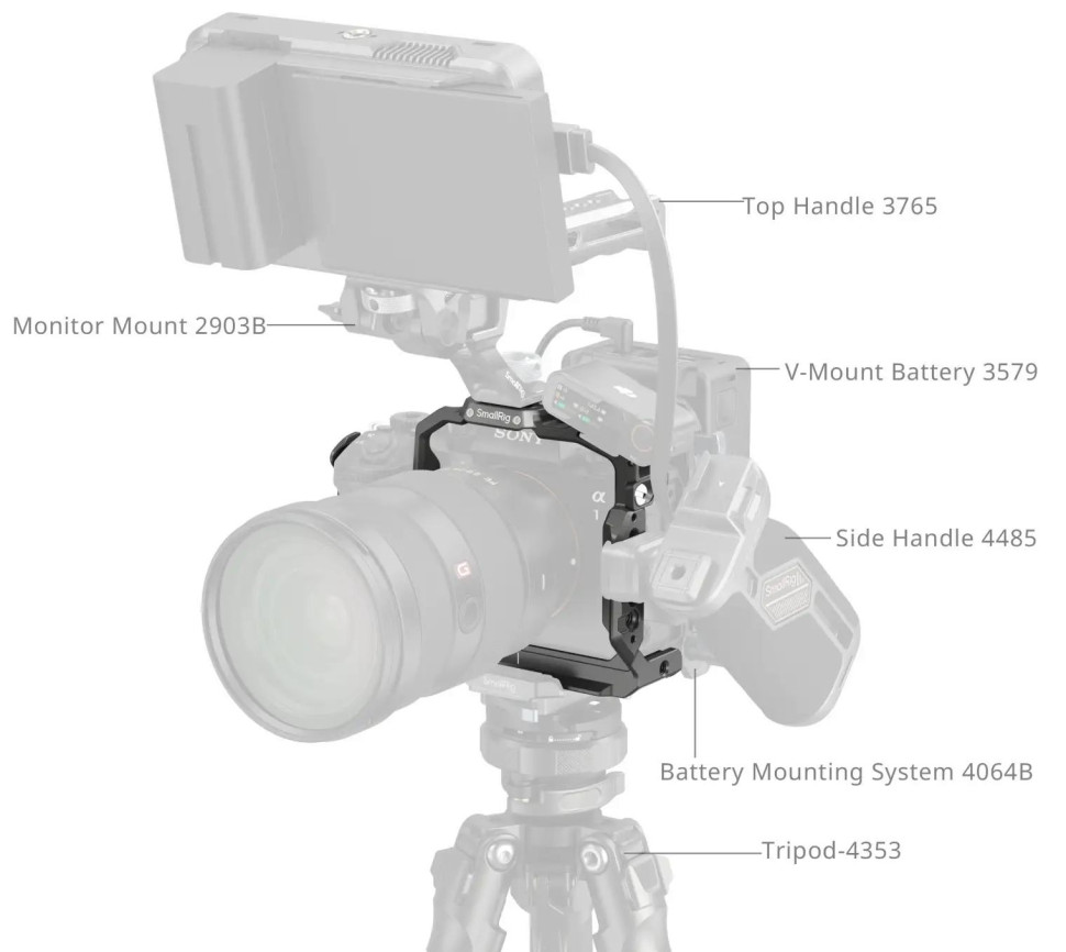 Клетка SmallRig 5187 для Sony A 1 II/A 9 III