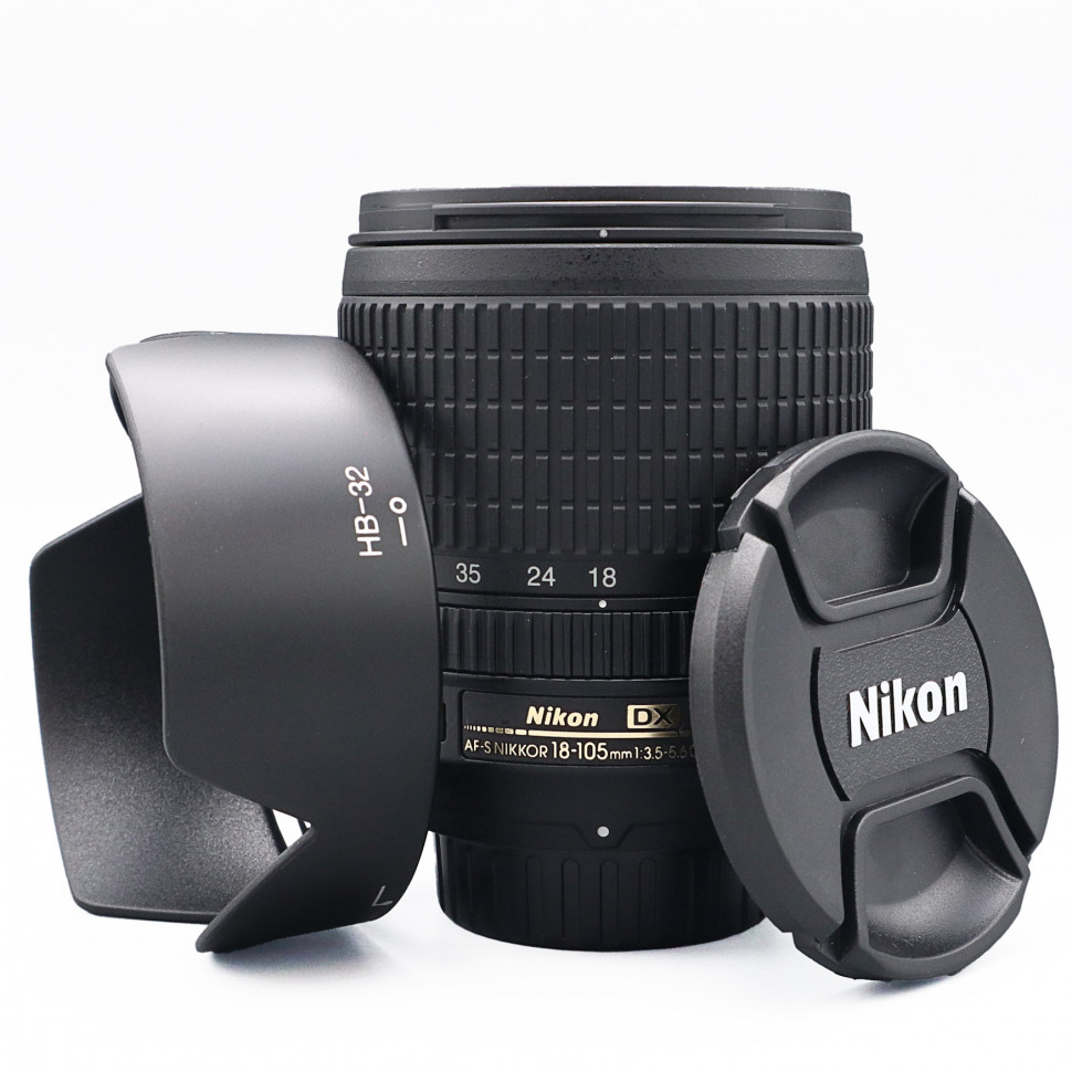 Nikkor AF-S 18-105mm f/3.5-5.6 G ED VR (like new)