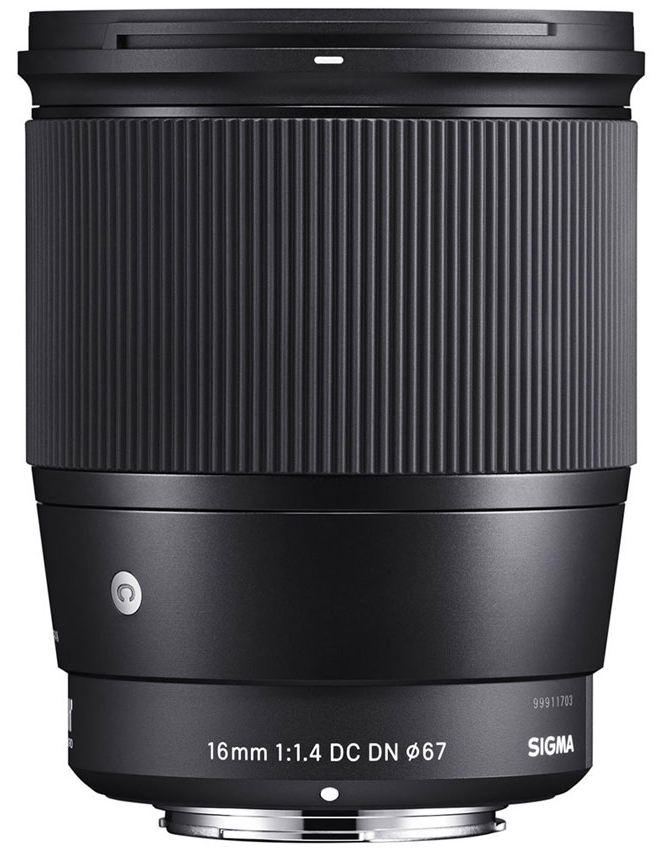 Объектив Sigma 16mm f/1.4 DC DN Contemporary Canon EF-M
