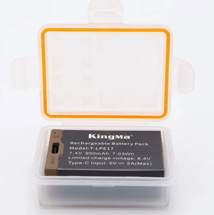 Аккумулятор Kingma LP-E17 Type-C  (like new)