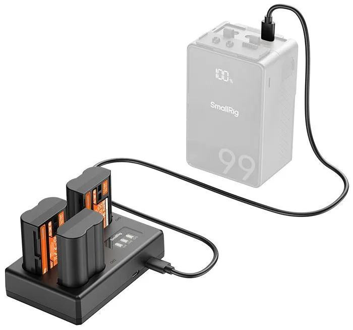 3 аккумулятора EN-EL15c + зарядное устройство SmallRig 6018 Triple Charger Kit