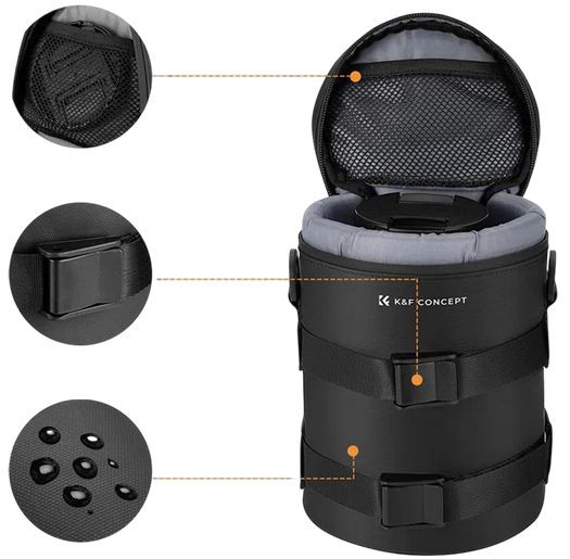 Чехол для объектива K&F Concept Lens Bag XL