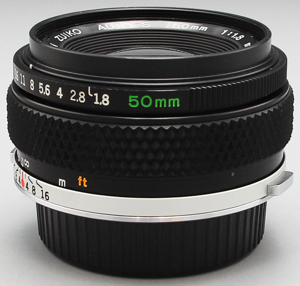 Olympus Om-System Zuiko Auto-S 50mm f/1.8  (состояние 5)