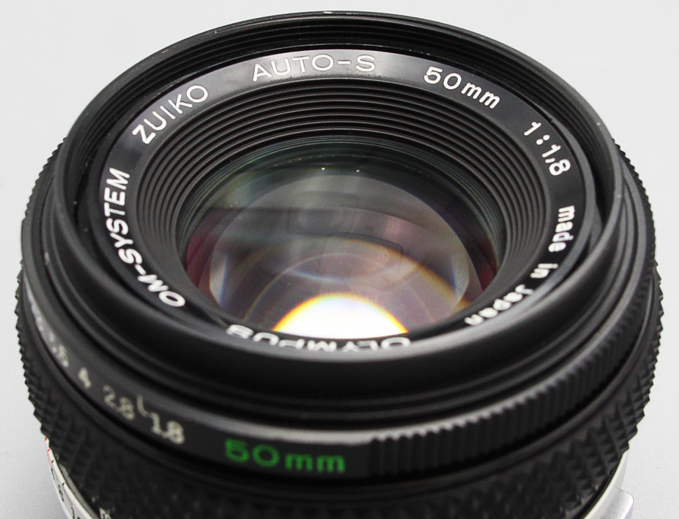 Olympus Om-System Zuiko Auto-S 50mm f/1.8  (состояние 5)