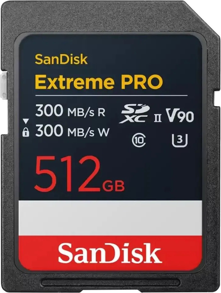 Карта памяти Sandisk 512GB Extreme PRO UHS-II SDXC