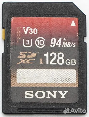 Sony SDXC 128Gb V30