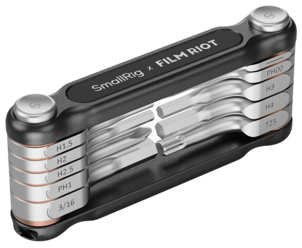 Мультитул SmallRig x Film Riot 4375 10-in-1 Folding Wrench Set, черный