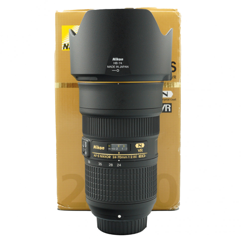 Nikkor AF-S 24-70mm f/2.8E ED VR (like new)