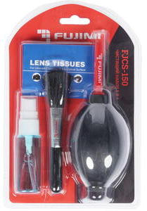 Чистящий набор FUJIMI FJCS-150 Чистящий набор 5 в 1 (жидкость, микрофибра, кисточка, груша, салфетки