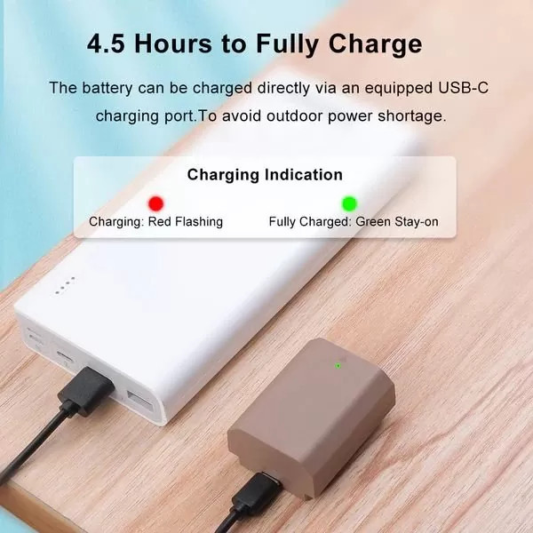 Аккумулятор KingMa NP-FZ100 с портом зарядки Type-C  2000mAh