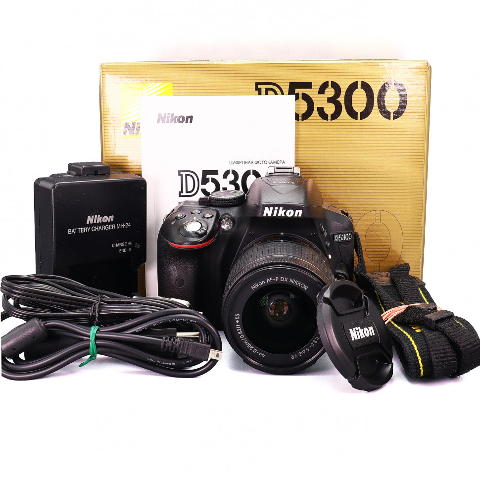 Nikon D5300 Kit AF-P 18-55mm f/3.5-5.6 G VR (2.000 кадров)