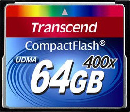 Transcend CompactFlash 64Gb 400x (состояние 5)