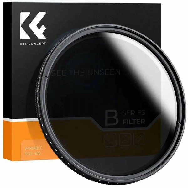 Светофильтр K&F Concept Variable ND2-ND400 82mm