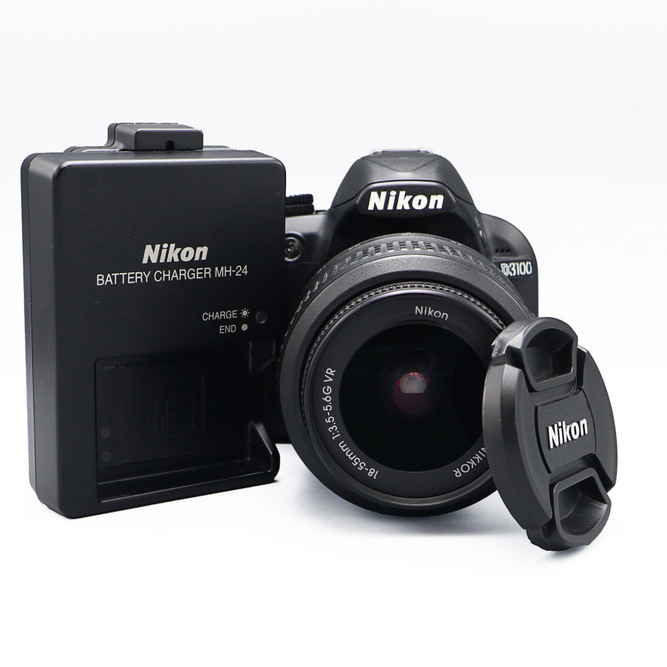 Фотоаппарат Nikon D3100 Kit AF-S 18-55mm VR (27.500 кадров)