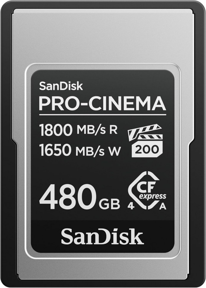 Карта памяти SanDisk 480Gb Pro-Cinema CFexpress Type A