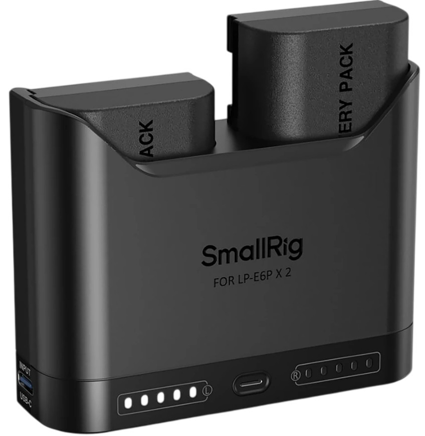 2 аккумулятора LP-E6NH + зарядное устройство SmallRig 5484 Turbo Charging Kit