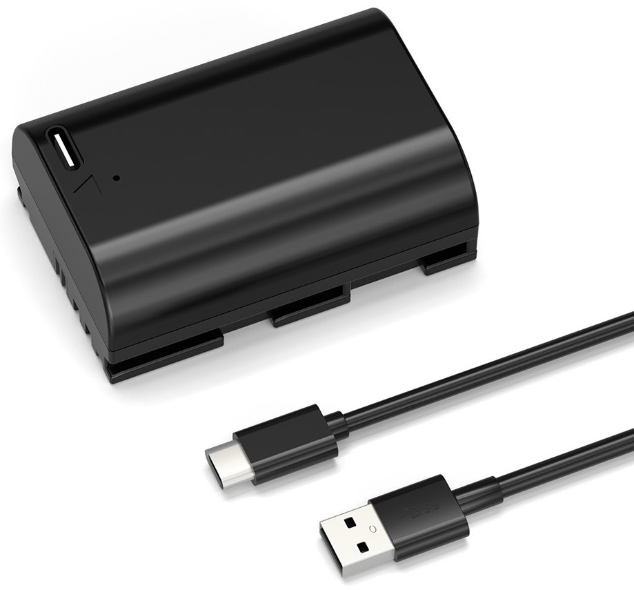 Kingma LP-E6NH Аккумулятор 2600mAh с портом зарядки Type-C (аналог Canon LP-E6NH)