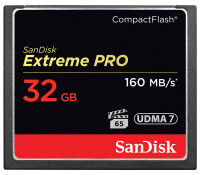 Карта памяти SanDisk CompactFlash 32GB Extreme Pro 160 Мб/с