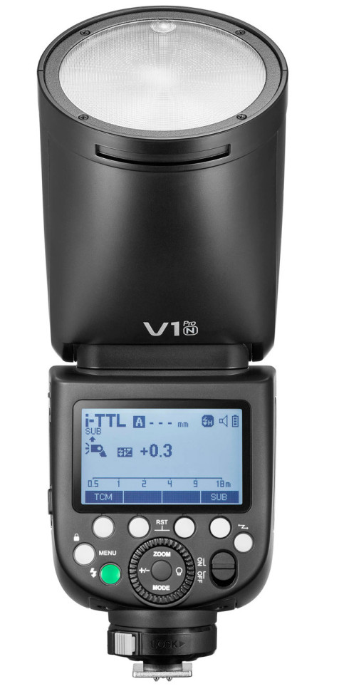 Вспышка накамерная Godox V1Pro N TTL для Nikon