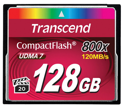 Карта памяти Transcend CompactFlash 128GB 800x Premium