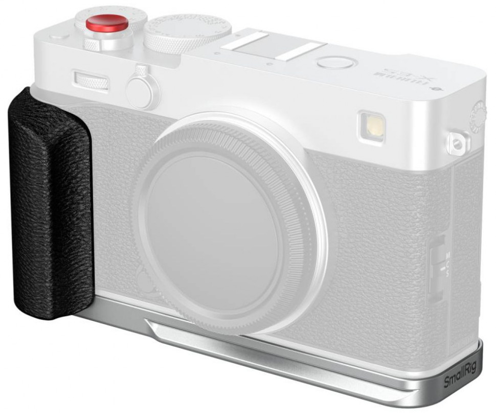 Площадка с рукояткой SmallRig 5447 Silicone Handle для Fujifilm X-E5 Серебро